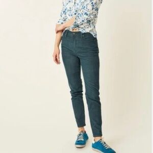Carve Designs Sz 6 Skylar Corduroy Teal Pants